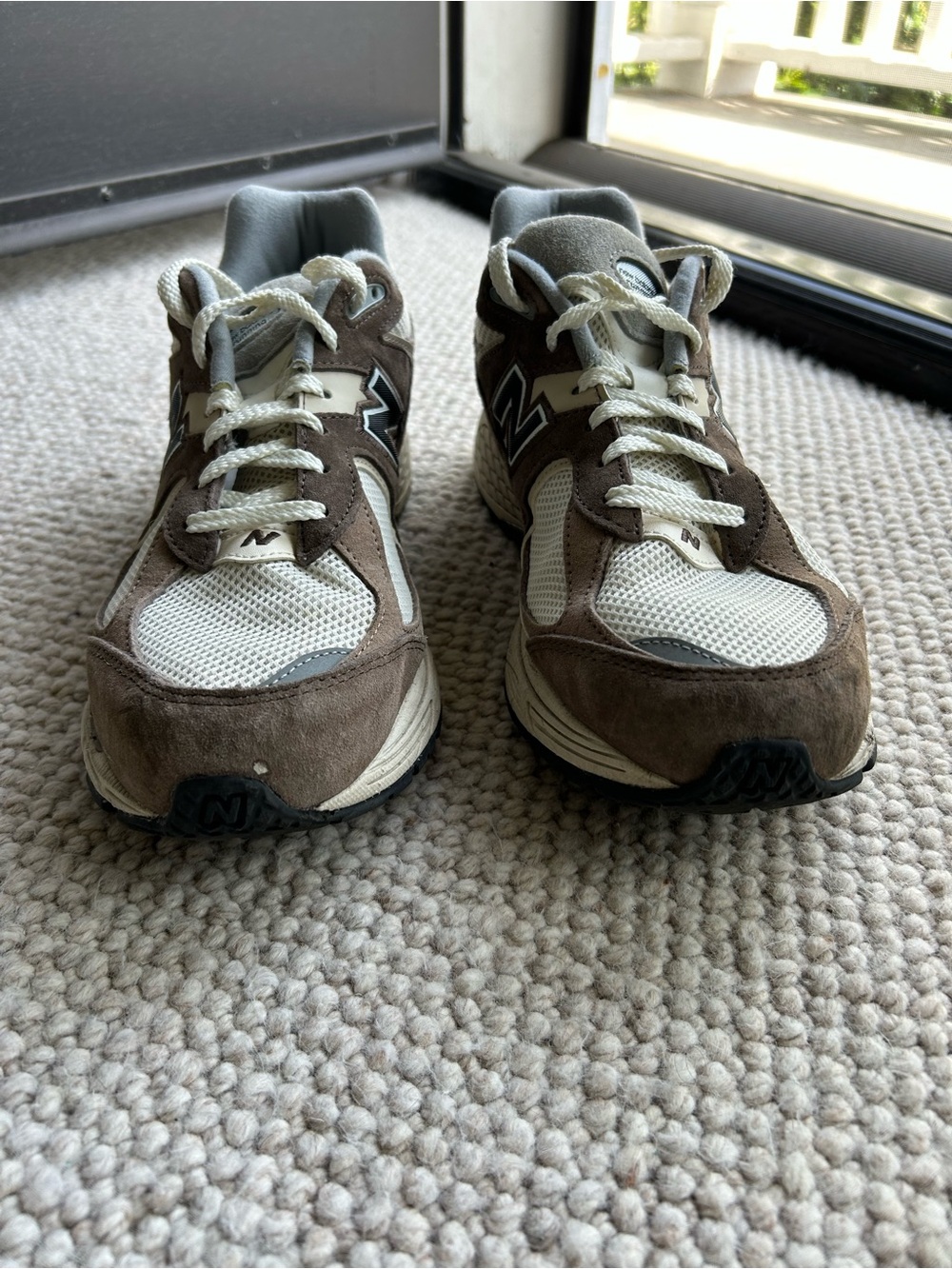 New Balance 2002R suede sneakers
